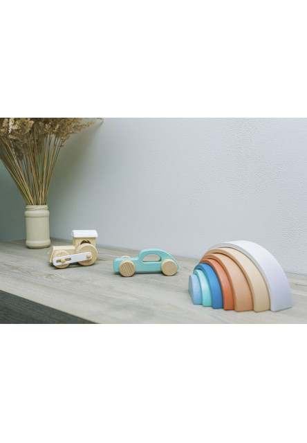 Dřevěné sportovní autíčko, Mint