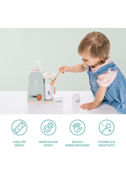 Drevený kávovar set, Wood