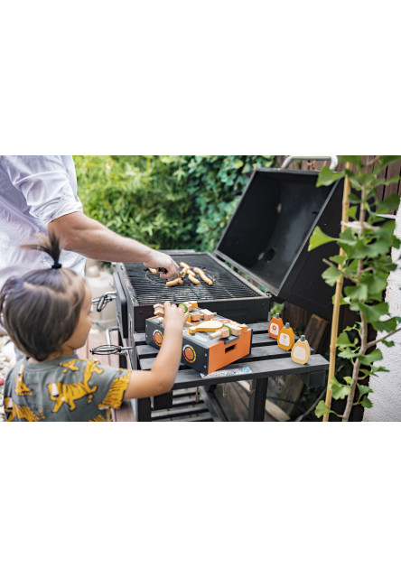Drevené BBQ gril set
