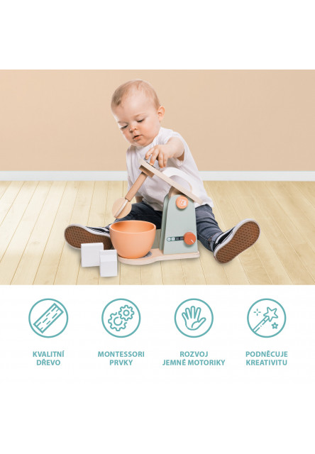 Dřevěný mixér set, Wood