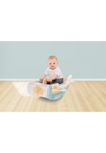 Dřevěná montessori houpačka letadlo, Wood