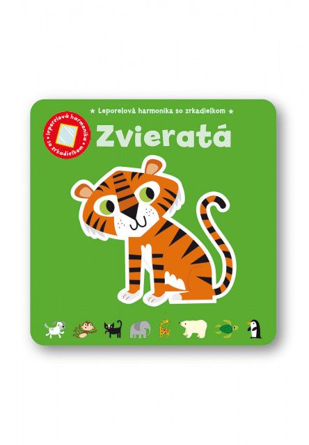 Leporelová harmonika so zrkadielkom –  Zvieratá