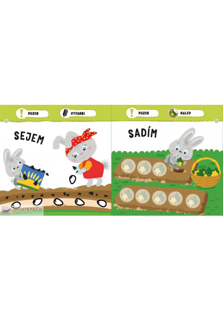 Malý zajačik Záhrada