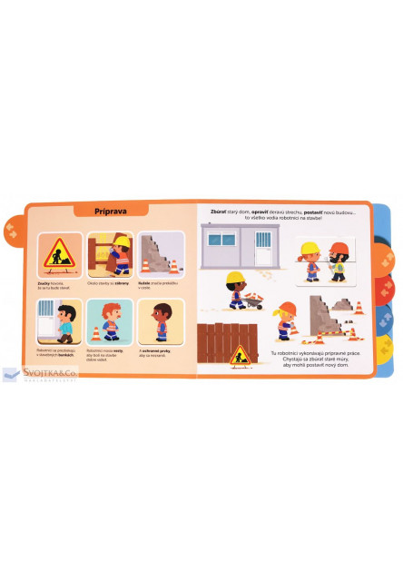 Na stavbe  Moja knižka s pohyblivými prvkami