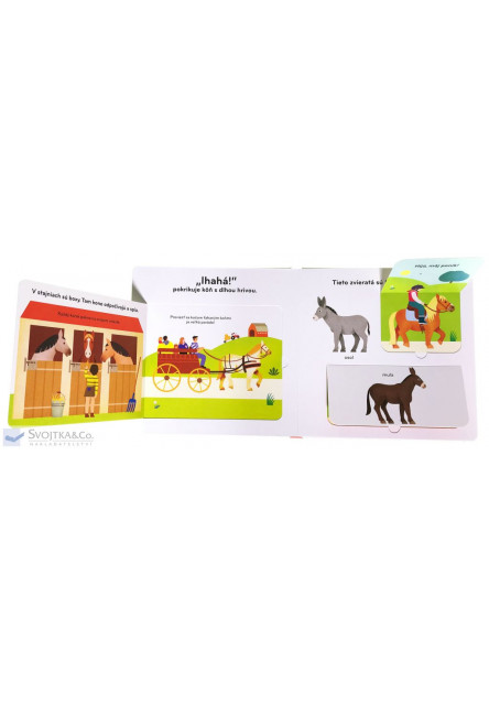 Zvieratá na farme - pohyblivá kniha