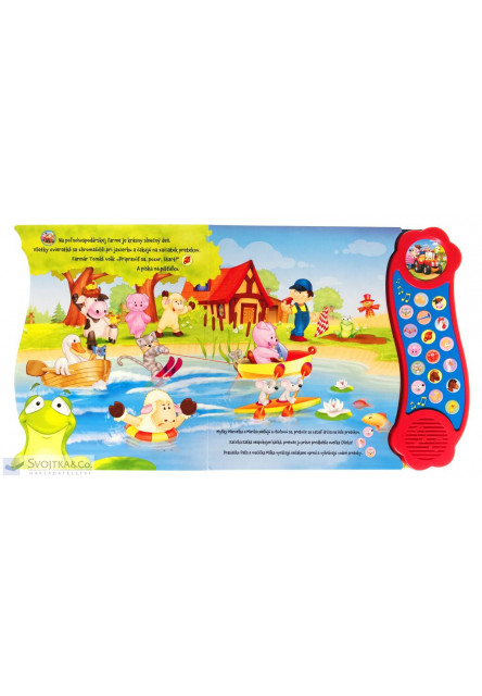Príbeh so zvukmi – Zvieratká na farme – 18 rôznych zvukov
