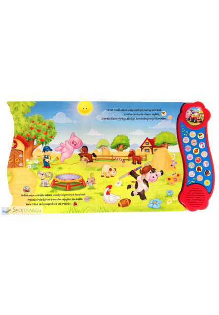Príbeh so zvukmi – Zvieratká na farme – 18 rôznych zvukov