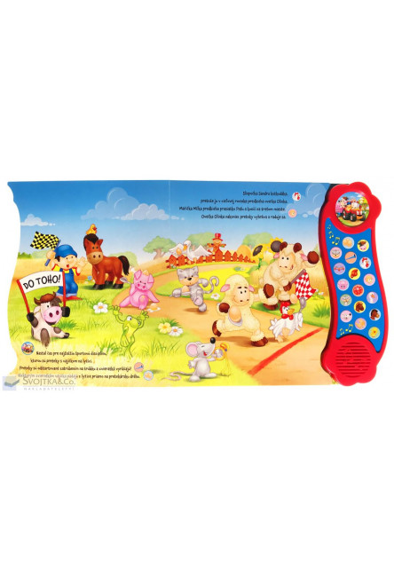 Príbeh so zvukmi – Zvieratká na farme – 18 rôznych zvukov