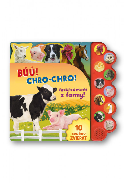Búú! Chro-chro! Vypočujte si zvieratá z farmy!