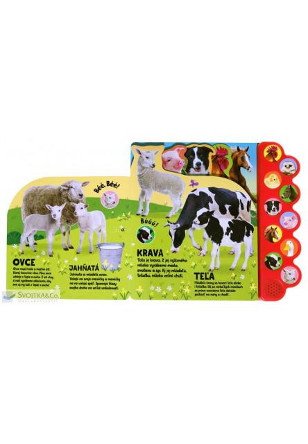 Búú! Chro-chro! Vypočujte si zvieratá z farmy!