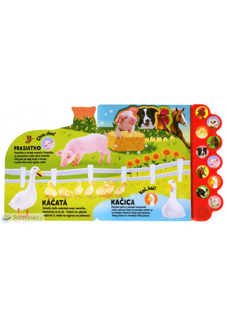 Búú! Chro-chro! Vypočujte si zvieratá z farmy!