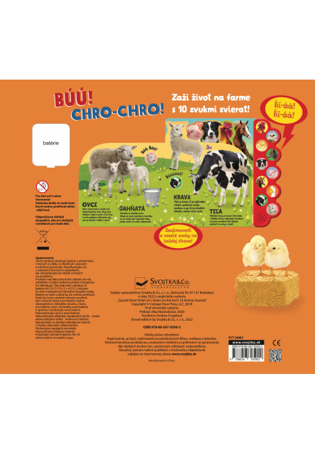 Búú! Chro-chro! Vypočujte si zvieratá z farmy!