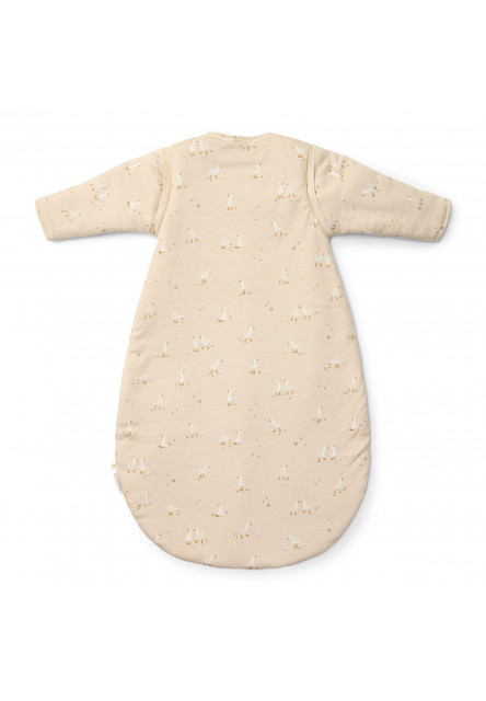 Spací vak s oddeliteľnými rukávmi 90 cm Husa Newborn Naturals