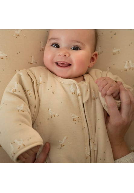 Spací vak s oddeliteľnými rukávmi 90 cm Husa Newborn Naturals