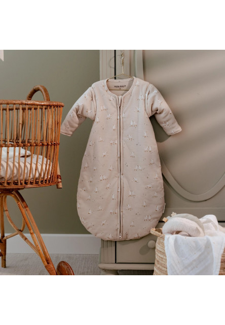 Spací vak s oddeliteľnými rukávmi 90 cm Husa Newborn Naturals
