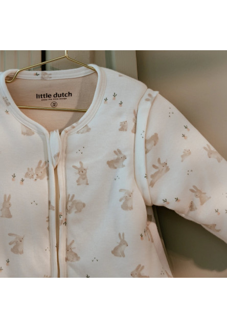 Spací vak s oddeliteľnými rukávmi 90 cm Baby Bunny