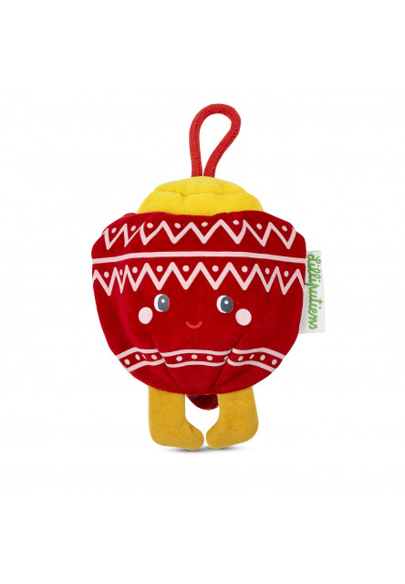 Lilliputiens – vianočná plyšová dekorácia – růžová elfka Bibbi