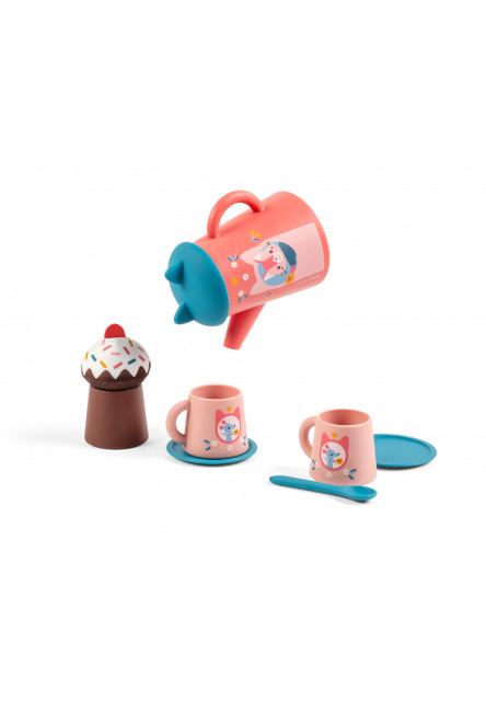 Lilliputiens – hračka do vody čajový servis – mačička Jeanne