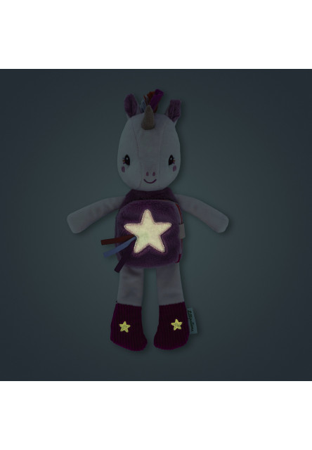 Lilliputiens – plyšová hračka s rozprávkou – jednorožec Lena
