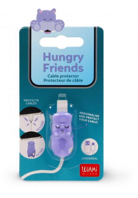Chránič na nabíjačku Legami Cable Protector - Hippo