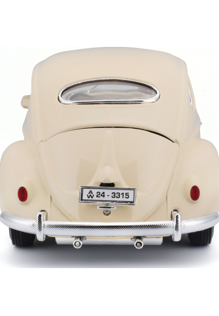Bburago 1:18 Volkswagen Beetle 1955 Beige