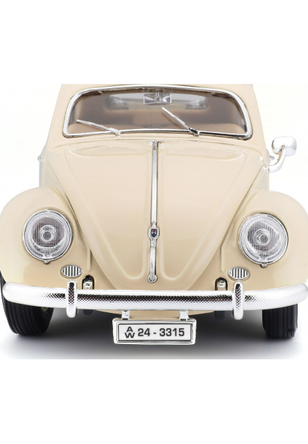 Bburago 1:18 Volkswagen Beetle 1955 Beige