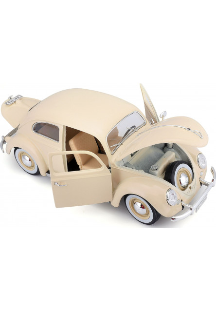 Bburago 1:18 Volkswagen Beetle 1955 Beige