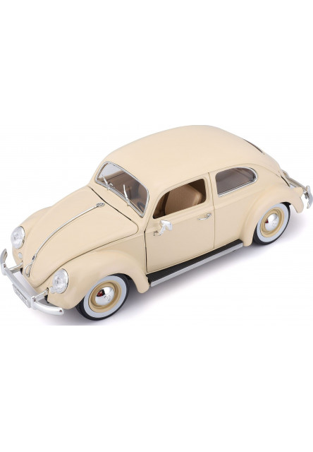Bburago 1:18 Volkswagen Beetle 1955 Beige