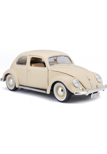 Bburago 1:18 Volkswagen Beetle 1955 Beige