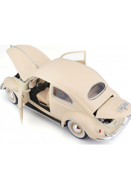 Bburago 1:18 Volkswagen Beetle 1955 Beige