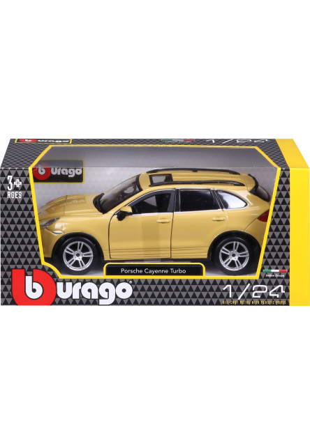 Bburago 1:24 Plus Porsche Cayenne Turbo Yellow