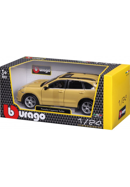 Bburago 1:24 Plus Porsche Cayenne Turbo Yellow
