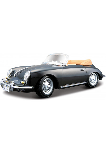 Bburago 1:24 Porsche 356 B Cabriolet Black