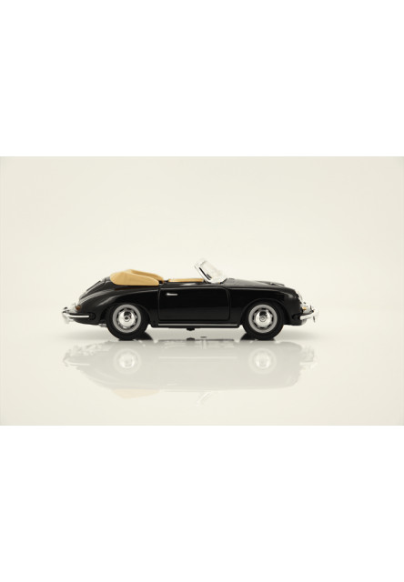 Bburago 1:24 Porsche 356 B Cabriolet Black