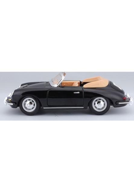 Bburago 1:24 Porsche 356 B Cabriolet Black