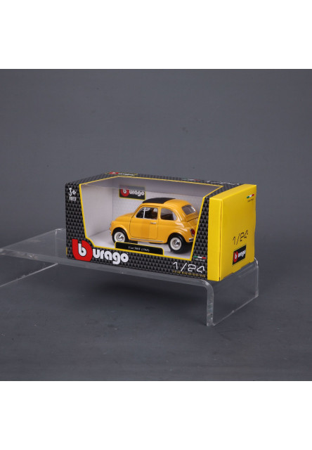 Bburago 1:24 Fiat 500 F 1965 Yellow