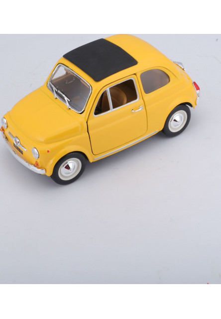 Bburago 1:24 Fiat 500 F 1965 Yellow