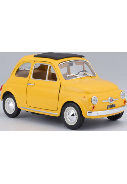 Bburago 1:24 Fiat 500 F 1965 Yellow