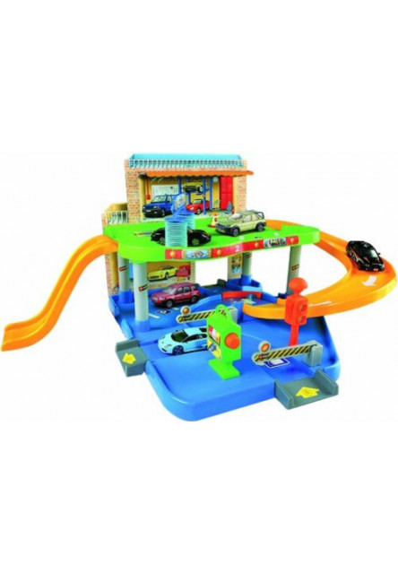 Bburago 1:43 Street Fire garáž s autoservisom