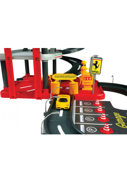 Bburago PLAY 1:43 Ferrari Race & Play Parking Garage - 2 autíčka