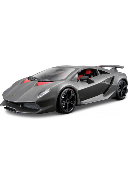 Bburago 1:24 Plus Lamborghini Sesto Elemento Metallic Grey