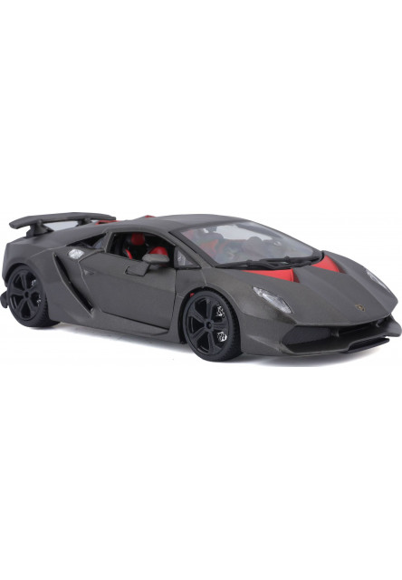 Bburago 1:24 Plus Lamborghini Sesto Elemento Metallic Grey