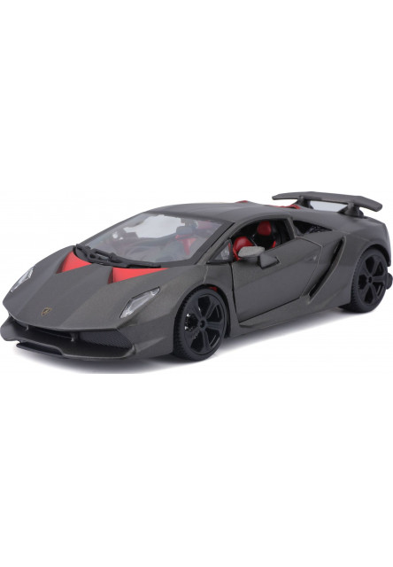 Bburago 1:24 Plus Lamborghini Sesto Elemento Metallic Grey
