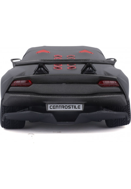 Bburago 1:24 Plus Lamborghini Sesto Elemento Metallic Grey