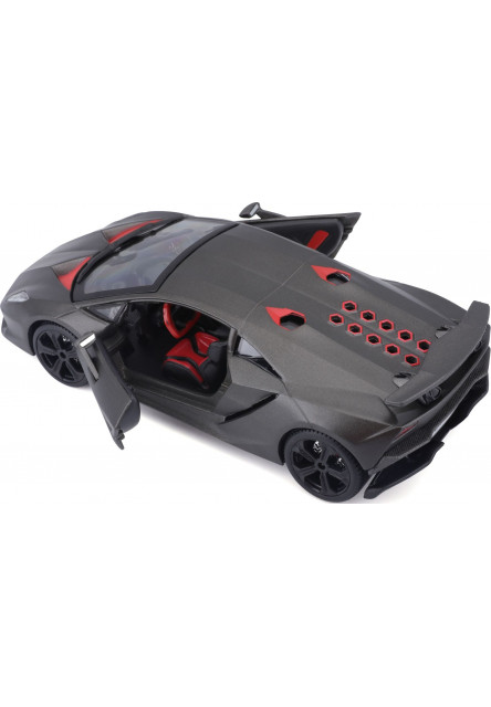 Bburago 1:24 Plus Lamborghini Sesto Elemento Metallic Grey