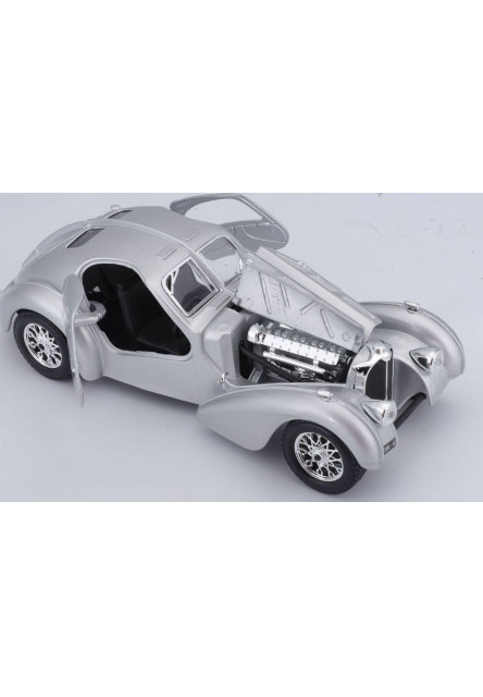 Bburago 1:24 Bugatti Atlantic Silver