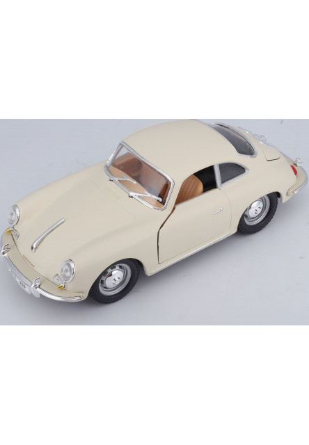 Bburago 1:24 Porsche 356B Coupe (1961) Ivory