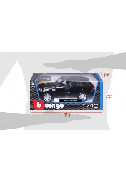Bburago 1:18 Range Rover Sport Black