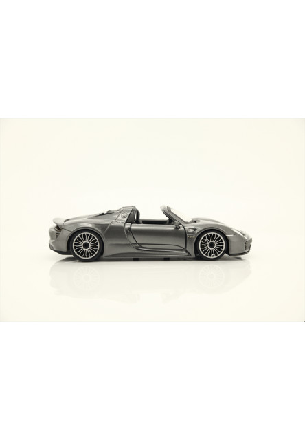 Bburago 1:24 Plus Porsche 918 Spyder Metallic Grey