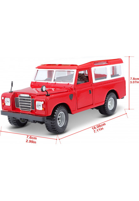 Bburago 1:24 Land Rover Red